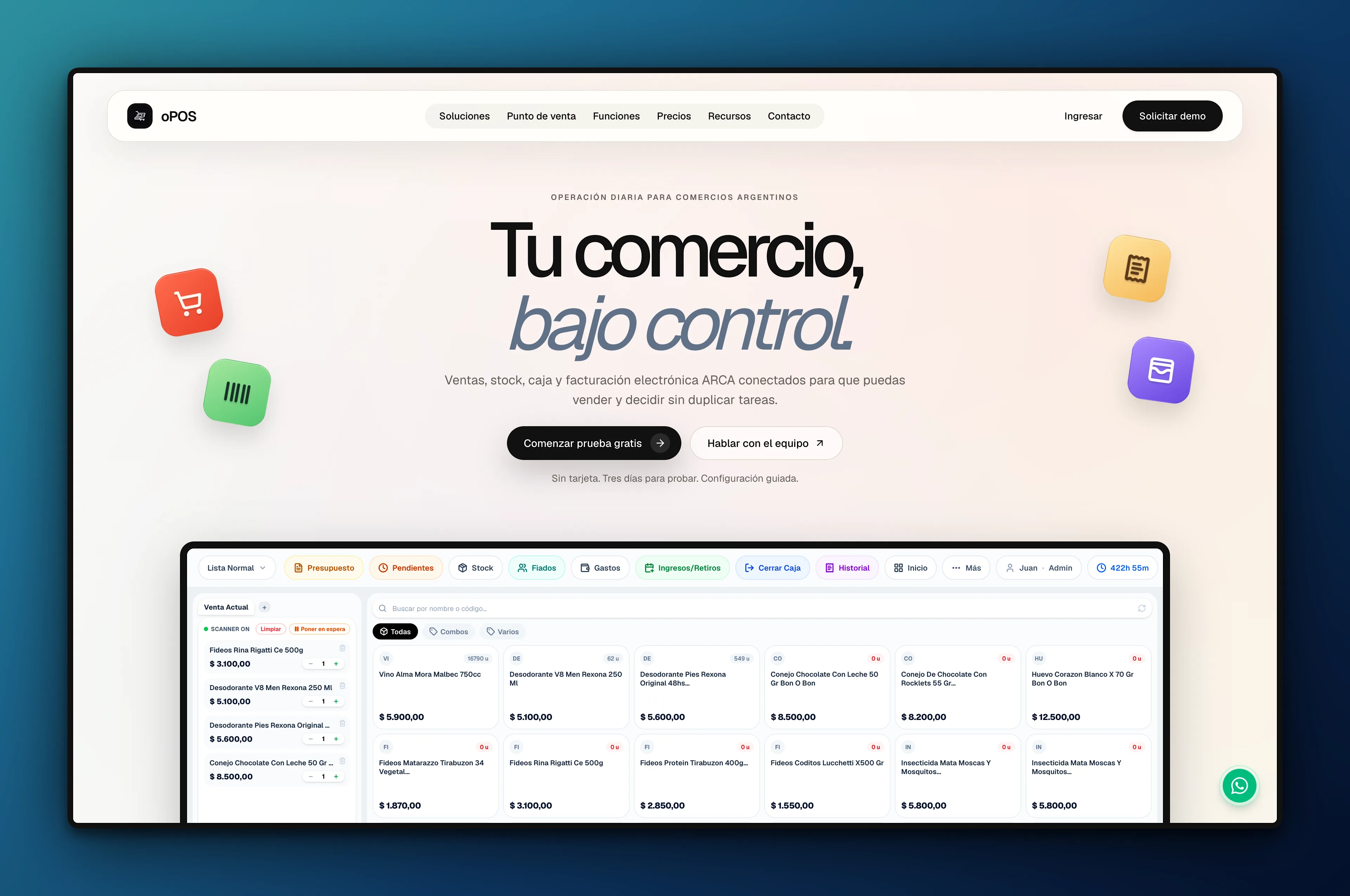 oPOS project preview